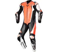 Alpinestars Racing Absolute V2, costume en cuir 1pcs. perforé 58 Rouge Néon/Blanc/Noir Rouge Néon/Blanc/Noir