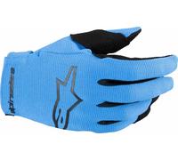 Alpinestars Radar Gants de motocross pour jeunes, bleu, Taille XS