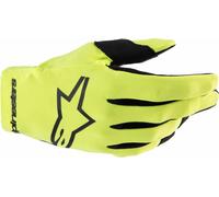 Alpinestars Radar Gants de motocross pour jeunes, noir-jaune, taille 2XS