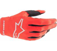Alpinestars Radar Gants de motocross pour jeunes, Rouge, Taille XXS
