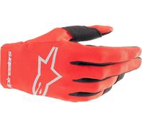 Alpinestars Radar Gants de motocross, rouge-argent, taille 2XL pour homme