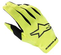 Alpinestars Gants tout-terrain Radar – Homme Jaune Taille S Courts