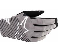 Alpinestars Radar Pro Gants de motocross, gris, Taille 2XL