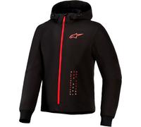 Alpinestars Radium Tech Hoodie, veste en textile 4XL Noir/Rouge Clair Noir/Rouge Clair