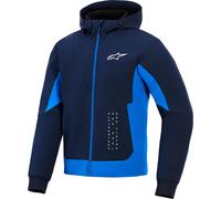 Alpinestars Sweat à capuche technique Radium Polaire Bleu marine nuit/Bleu royal L Homme