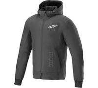 Alpinestars Radium Tech Sweat à capuche zippé moto, noir-blanc, taille 4XL pour homme