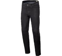 Alpinestars Radium V2 Denim Pantalon textile de moto, noir, Taille 38
