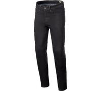 Alpinestars Radium V2 Denim Pantalon textile de moto, noir, taille 30