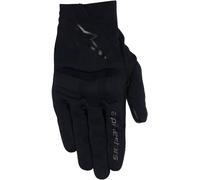 Alpinestars Reef V2 Gants d'équitation urbaine pour plus de flexibilité et de ventilation, compatibles avec écran tactile, M, noir/noir
