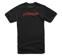 Alpinestars Ride 3.0 Tee, T-Shirt Homme, Black/Red, L