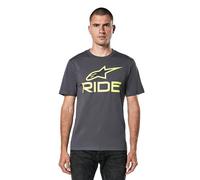 Alpinestars Ride 4.0 CSF, t-shirt L Gris/Vert Néon/Noir Gris/Vert Néon/Noir