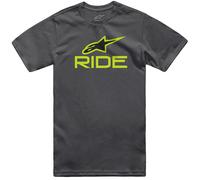 Alpinestars Ride 4.0 CSF, t-shirt XL Gris/Vert Néon/Noir Gris/Vert Néon/Noir
