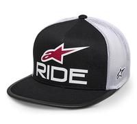 Alpinestars Casquette Trucker Ride 4.0 Réglable Noir/Blanc/Rouge
