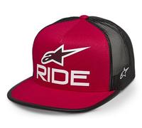 Alpinestars Ride 4.0 Trucker Hat Casquette de Baseball Homme Rouge/Noir/Blanc Taille Unique
