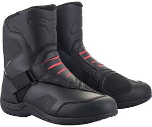 Alpinestars Ridge V2, bottes courtes imperméables 37 EU Noir/Rouge Noir/Rouge