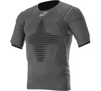 Alpinestars T-shirt de protection Roost manches courtes Gris S-M