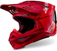 Casque Cross Alpinestars Supertech S-M10 Flood RougeXL Rouge