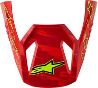 Alpinestars S-M3 Falcon Helmet Peak, Rouge, Taille unique