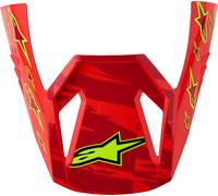 Alpinestars S-M3 Falcon Pic du Casque des Jeunes, Rouge, Taille unique