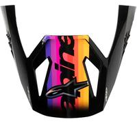 Alpinestars S-M3 Force OCD, pic Noir/Mauve/Jaune Noir/Mauve/Jaune