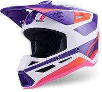Alpinestars Casque tout-terrain S-M3 Heat ECE22.06 Blanc M