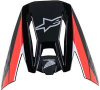 Alpinestars S-M5 Casque Peak, noir-rouge