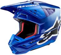 Alpinestars Casque cross S-M5 Corp ECE22.06 Bleu Taille L