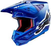 Alpinestars S-M5 Corp, casque de motocross M Bleu/Blanc/Noir Bleu/Blanc/Noir