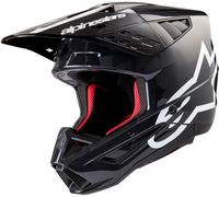 Alpinestars S-M5 Corp, casque de motocross XXL Gris Foncé/Blanc Gris Foncé/Blanc