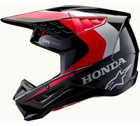 Alpinestars S-M5 Honda, casque à croix XS Noir/Rouge/Blanc Noir/Rouge/Blanc