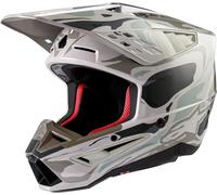 Alpinestars S-m5 Mineral Ece22.06 Off-road Helmet Vert,Gris L