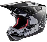 Alpinestars S-M5 Rover 2 2024 Casque de motocross, noir-gris, taille XS pour homme