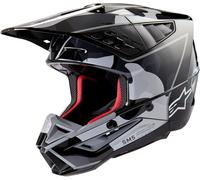 ALPINESTARS Casque moto S-M5 Rover 2 Black / Silver Glossy M