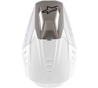 Alpinestars S-M5 Solid Pic casque, blanc pour homme