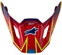 Visière de Casque Alpinestars S-M7 Cast Rouge/Jaune Fluo/Bleu/Brillant Rouge,Jaune Fluo,Bleu,Brillant