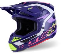 Alpinestars Casque moto S-M7 Deed Pourpre/Rose 2026 L