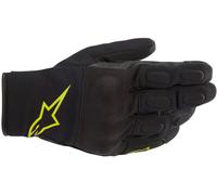 Alpinestars S Max Drystar Gants de moto imperméables, noir/jaune, Taille 3XL