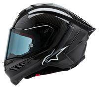 alpinestars S-R10 Solid Casque Intégral Carbone/Noir M unisex