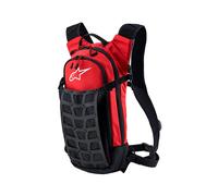 Alpinestars AT-9 Sac à dos moto, noir/rouge, Taille unique