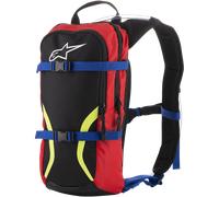 Alpinestars Sac À Dos D'Hydratation Iguana Black Blue Red Yellow Fluo, Taille: One Size