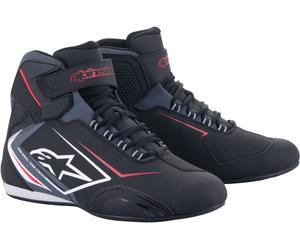 Alpinestars Sektor Chaussures de moto imperméables, noir-gris-blanc, taille 45 46 pour homme