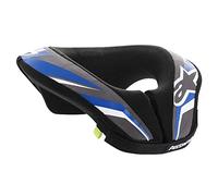 Alpinestars Sequence Garde-Cou de Motocross pour Jeunes (Black/Blue,S/M)