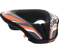 Alpinestars Sequence Garde-Cou de Motocross pour Jeunes (Black/Orange,S/M)