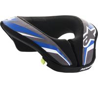Alpinestars Garde-cou de motocross Sequence pour jeunes – Noir/Bleu – Taille S/M