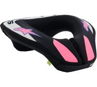 Alpinestars Sequence Garde-cou de motocross pour jeunes, Noir/Gris/Violet, Taille L/XL