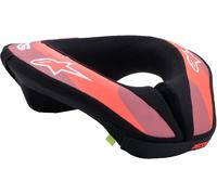 Alpinestars Sequence Garde-cou de motocross pour jeunes, Rouge/Blanc/Noir, Taille L/XL
