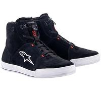 Alpinestars Chaussures moto Chrome – Noir/Gris/Rouge fluo – Taille 45