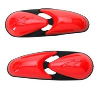 Alpinestars Sliders d'orteils de rechange Supertech, couleur rouge.