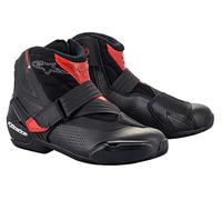Alpinestars SMX-1 R V2 Vented, bottes courtes perforées 45 EU Noir/Rouge Noir/Rouge