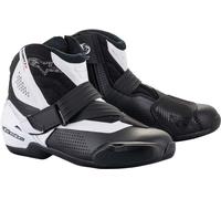 Alpinestars SM-1 R V2 Vented Chaussures de moto, noir-blanc, taille 42 pour homme